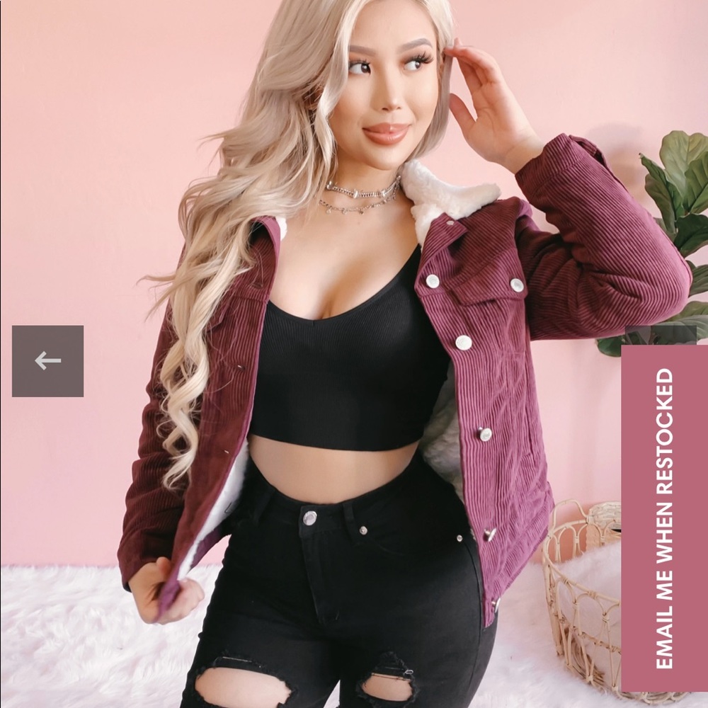 Now or Never Teddy Corduroy Jacket